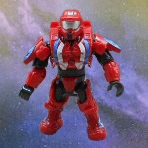 Mega Bloks Halo Heroes S7 2017 Spartan Mark VI Red Armor (FMM80)